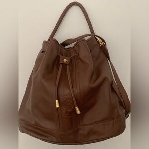 Rare Vintage Gianni
Valanti 1891 Crossbody
Braided Adjustable Leather Sienna Tan